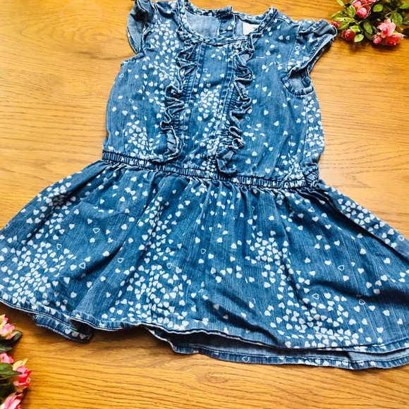 Old navy blue jean dress - Picture 1 of 4